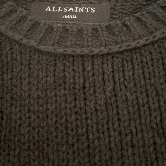All Saints Oversized Fit Black Sweater. Size S. EUC. - Picture 3 of 10